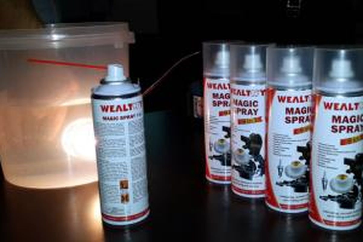 Wealthy Magic Spray, cairan ajaib serbaguna untuk komponen.