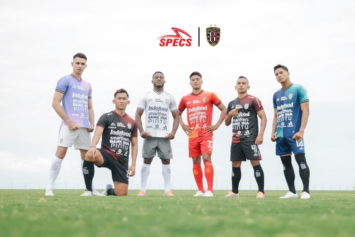 Jersey Bali United untuk mengarungi liga 1 2022-2023.