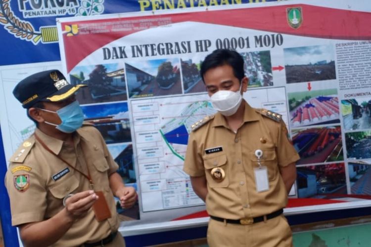 Wali Kota Solo Gibran Rakabuming Raka di Solo, Jawa Tengah, Senin (1/3/2021).