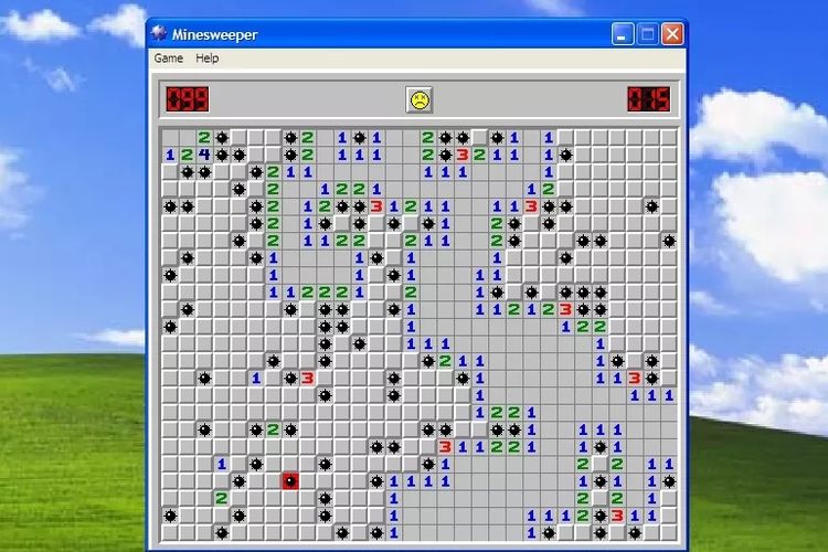 ilustrasi game Minesweeper