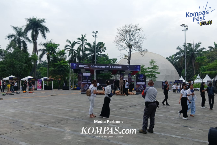 KompasFest Creation 2023 diselenggarakan di Dome Area, Senayan Park, Jakarta, Sabtu (17/6/2023) dan Minggu (18/6/2023). 