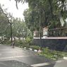 Akibat Hujan Badai, Pohon Tumbang di Dekat Stasiun Kalibata