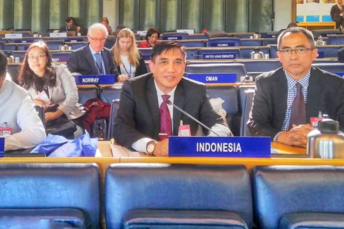 Perwakilan Indonesia dalam sidang Comittee on World Food Security (CFS) ke-45 di Roma, Italia pada 15-19 Oktober 2018. 