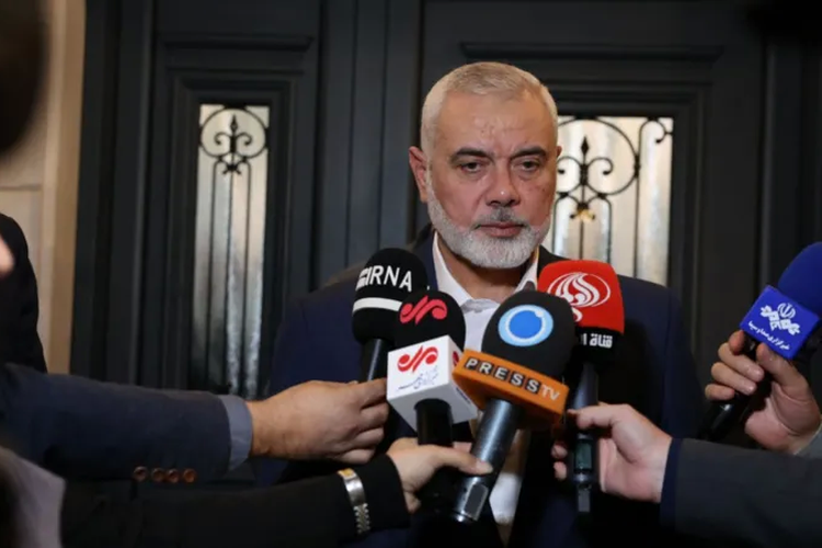 Ismail Haniyeh, ketua sayap politik Hamas.