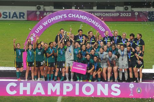 Piala AFF Wanita U18 2022: Australia Pesta Juara di Palembang Usai Bekuk Vietnam