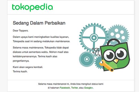 Situs Bukalapak dan Tokopedia Tumbang Bersamaan