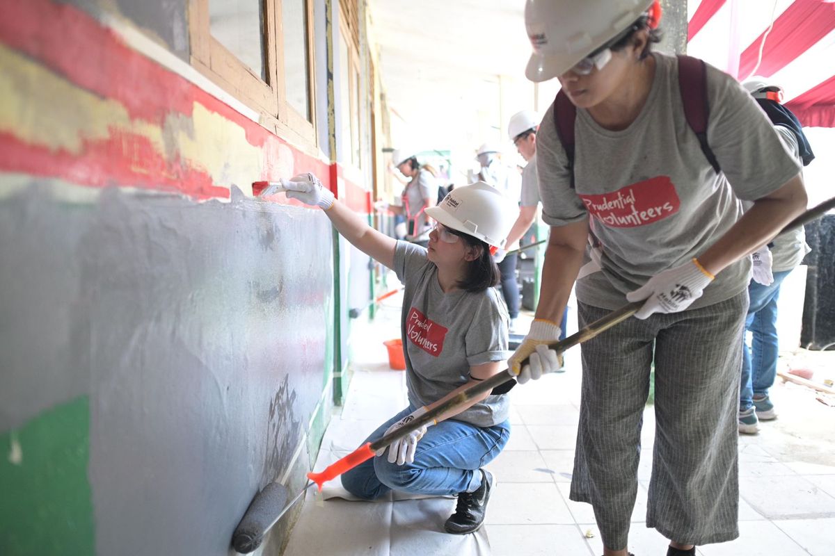 Prudential Indonesia dan Prudence Foundation Bangun fasilitas umum dan rumah laak huni di Bogor