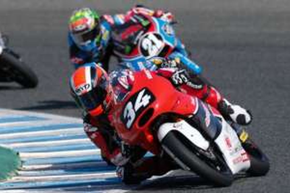 Andi Gilang (34) di Moto3 CEV, Sirkuit Jerez, Spanyol