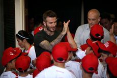 Kunjungi Semarang, David Beckham Temui Siswi Bernama Sripun