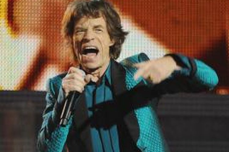 Mick Jagger tampil dalam Grammy Awards 2011
