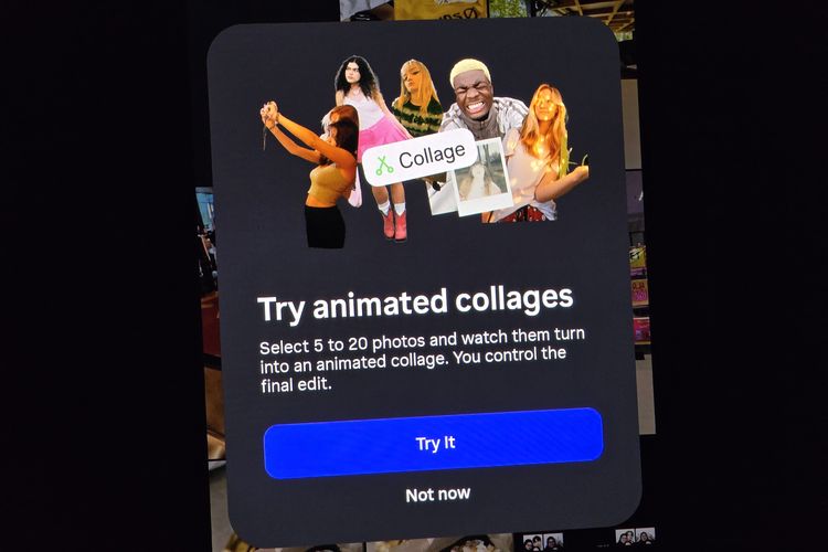 Instagram meluncurkan fitur baru  Animated Collage alias kolase animasi di Instagram Stories. Fitur ini bisa menyulap maksimal 20 foto menjadi satu tayangan animasi otomatis langsung di aplikasi.

