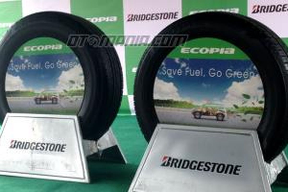 Ecopia EP150 produk ban Bridgestone yang diproduksi di Indonesia.