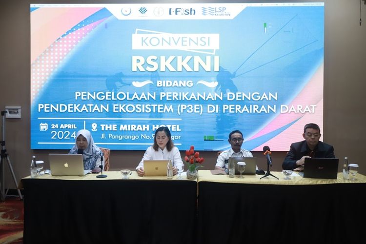 KKP menggelar Konvensi Rancangan Standar Kompetensi Kerja Nasional Indonesia (RSKKNI) di Bogor, Jawa Barat, pada akhir April.