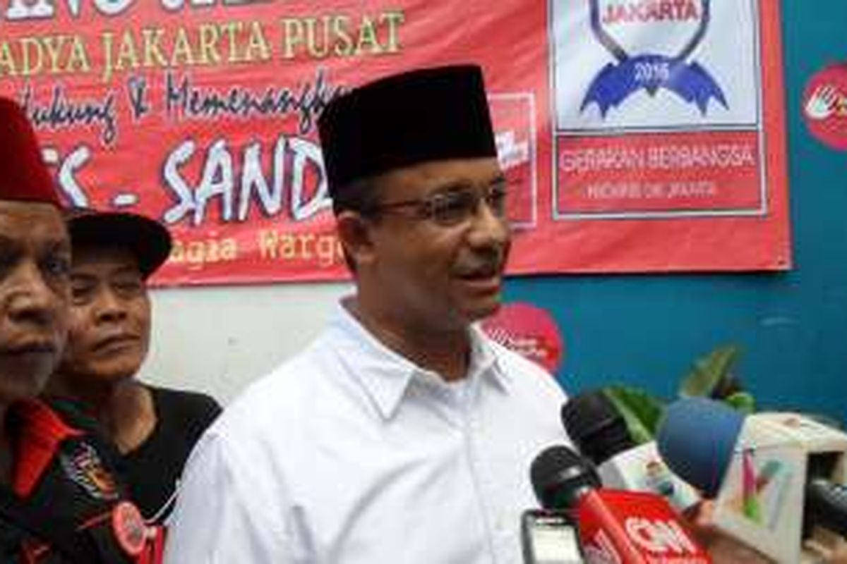 Calon gubernur DKI Jakarta Anies Baswedan