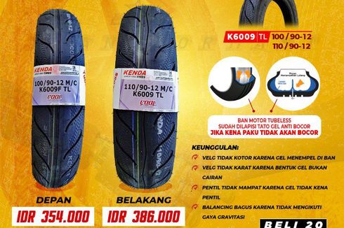 Ban Motor Baru Anti-Bocor, Pakai Lapisan Gel