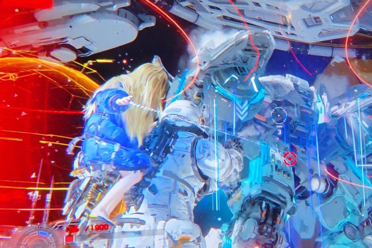 KompasTekno memainkan game Pragmata di Tokyo Game Show 2025 di Makuhari Messe, Chiba, Jepang pada Jumat (26/9/2025).