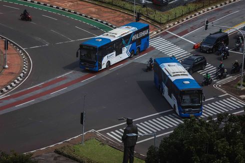 Bus Transjakarta Kembali Beroperasi Normal Usai Aksi Demo di Depan Gedung DPR