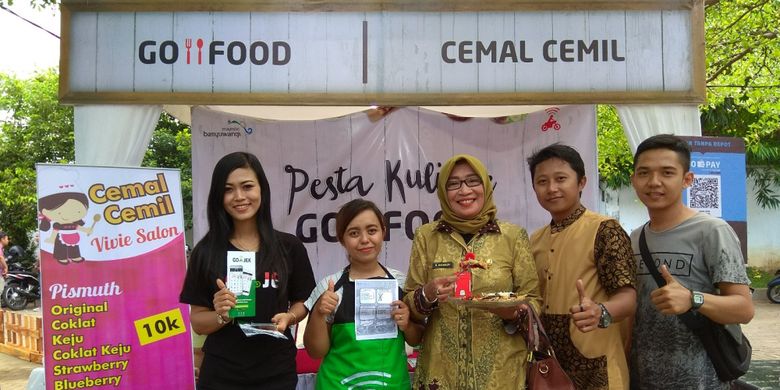 Pesta Kuliner Go-Food di Banyuwangi diikuti oleh puluhan merchant yang telah terdaftar di Go-Food, Jumat (15/12/2017).