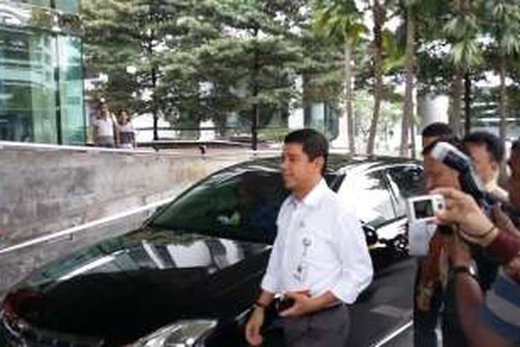 Menteri Pendayagunaan Aparatur Negara dan Reformasi Birokrasi Yuddy Chrisnandi di Gedung KPK, Jakarta, Jumat (18/3/2016).
