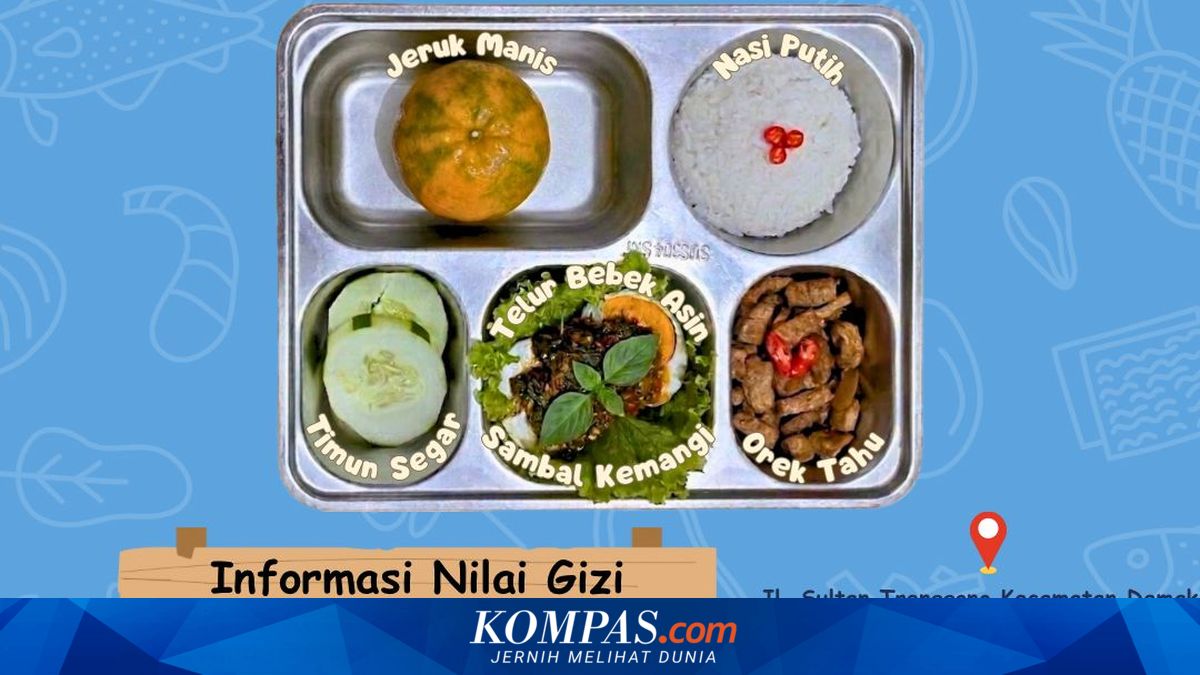 Viral! Telur Utuh Berbumbu Sambal di SMAN 3 Demak, BGN Buka Suara