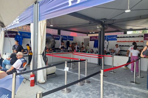Cuaca Panas, Toko Merchandise Formula E di Ancol Sepi Pengunjung