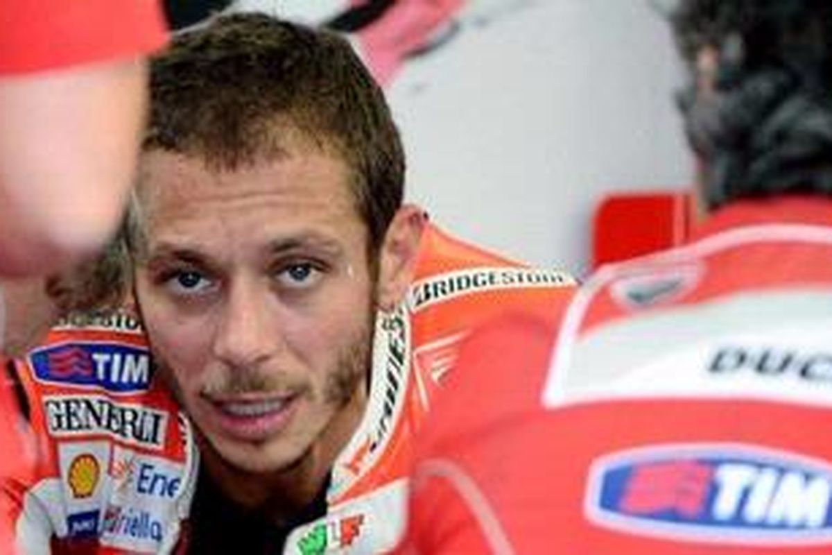 Pebalap Ducati, Valentino Rossi.