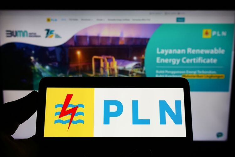 Ilustrasi PLN, logo PLN.