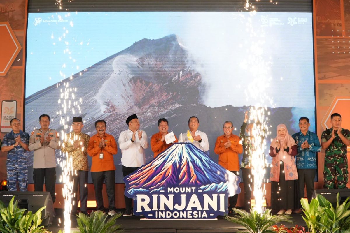 Pencanangan Sensus Ekonomi 2026 di Gedung Gelanggan Pemuda Youth Centre, Mataram, NTB, Jumat (19/6/2026). 