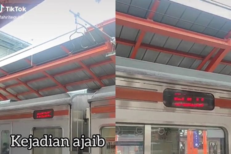 Tangkap layar video KRL jurusan Angke-Solo.