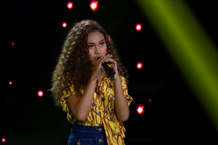 Novia Bachmid di babak showcase Indonesian Idol 2020