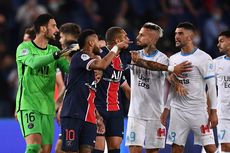 PSG Vs Marseille Rusuh Hasilkan 5 Kartu Merah, Neymar dkk Tumbang