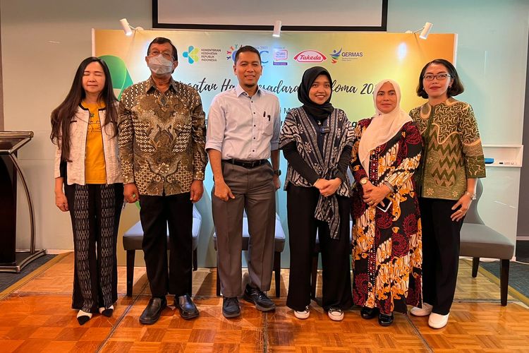 Acara peringatan Hari Kesadaran Limfoma Sedunia 2023 yang digelar oleh Cancer Information Center (CISC) dan Takeda di Jakarta (15/9/2023).