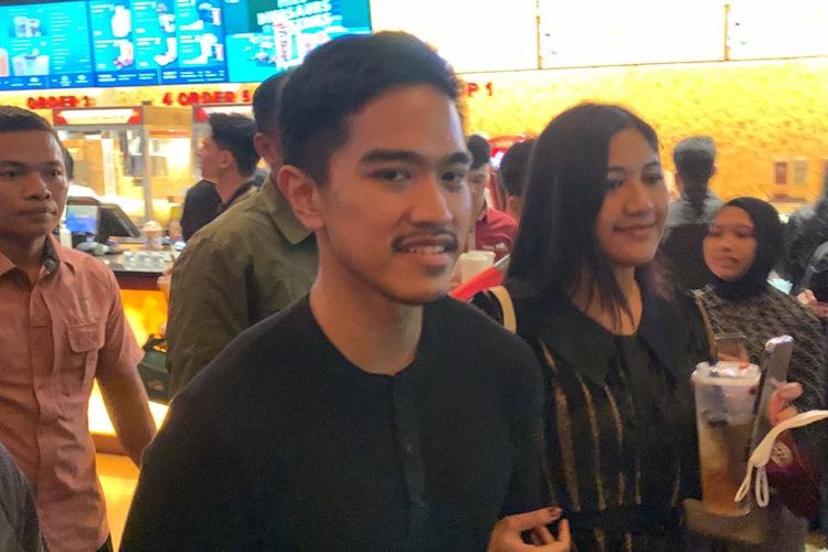 Pasangan Kaesang dan Erina Gudono menghadiri acara gala premiere film horor terbaru produksi Leo Pictures, Sosok Ketiga, pada Kamis (15/6/2023) di Plaza Senayan, Jakarta Pusat.