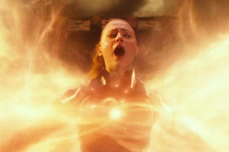 Sophie Turner berperan sebagai Jean Grey dalam  X-Men: Apocalypse (2016)