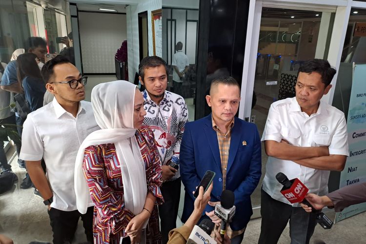 Wakil Ketua MKD DPR Nazaruddin Dek Gam saat ditemui di Gedung DPR, Senayan, Jakarta Pusat, Rabu (14/6/2023). 