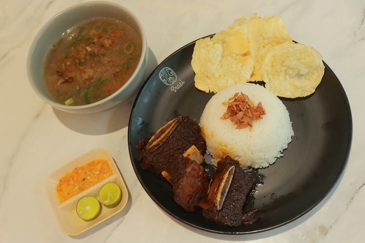 Iga Goreng di Srasi Coffee & Eatery Bintaro.