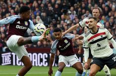 Hasil Aston Villa Vs Man United 0-0, Minim Kualitas di Lini Depan