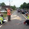 Diduga Oleng Bawa 8 Kardus Barang, Pedagang Ikan Kering Tewas Ditabrak Truk