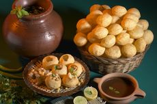 Tips Makan Pani Puri khas India, Langsung Santap Sekali Suap
