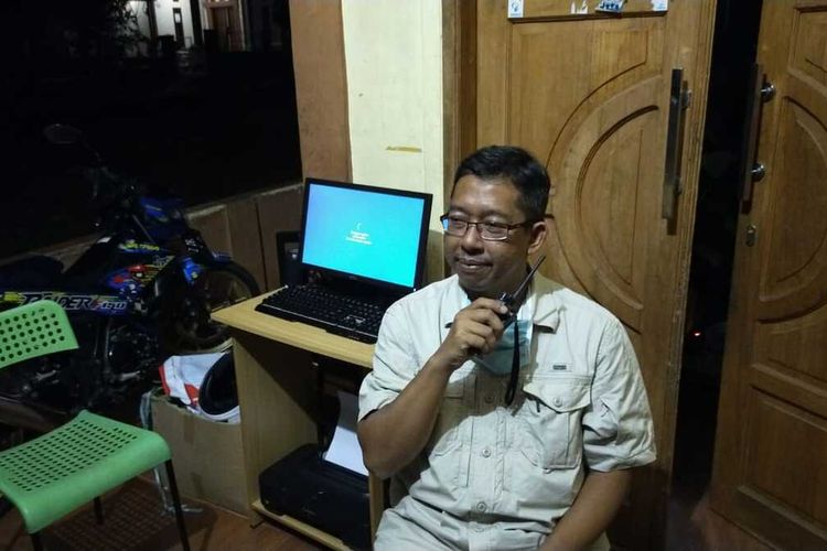 Budi Hermawan, warga Desa Mekarsari Kecamatan Cibatu yang mengembangkan aplikasi pemantau pemudik berstatus ODP.