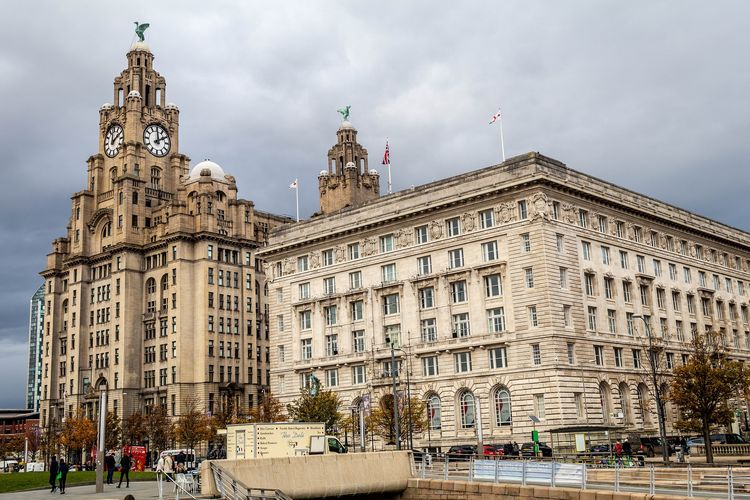 Royal Liver Building di Liverpool, Inggris