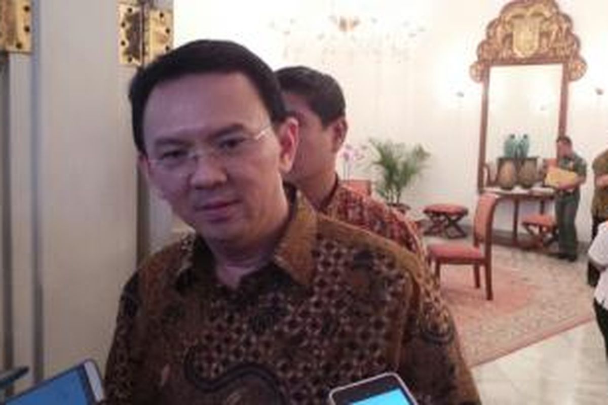 Gubernur DKI Jakarta Basuki Tjahaja Purnama di Balai Kota, Selasa (8/12/2015).