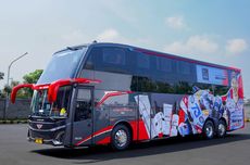 PO Juragan 99 Trans Pakai Livery Special Gresini Racing