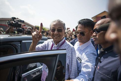Mahathir Mohamad Klaim Kemenangan di Pemilu Malaysia