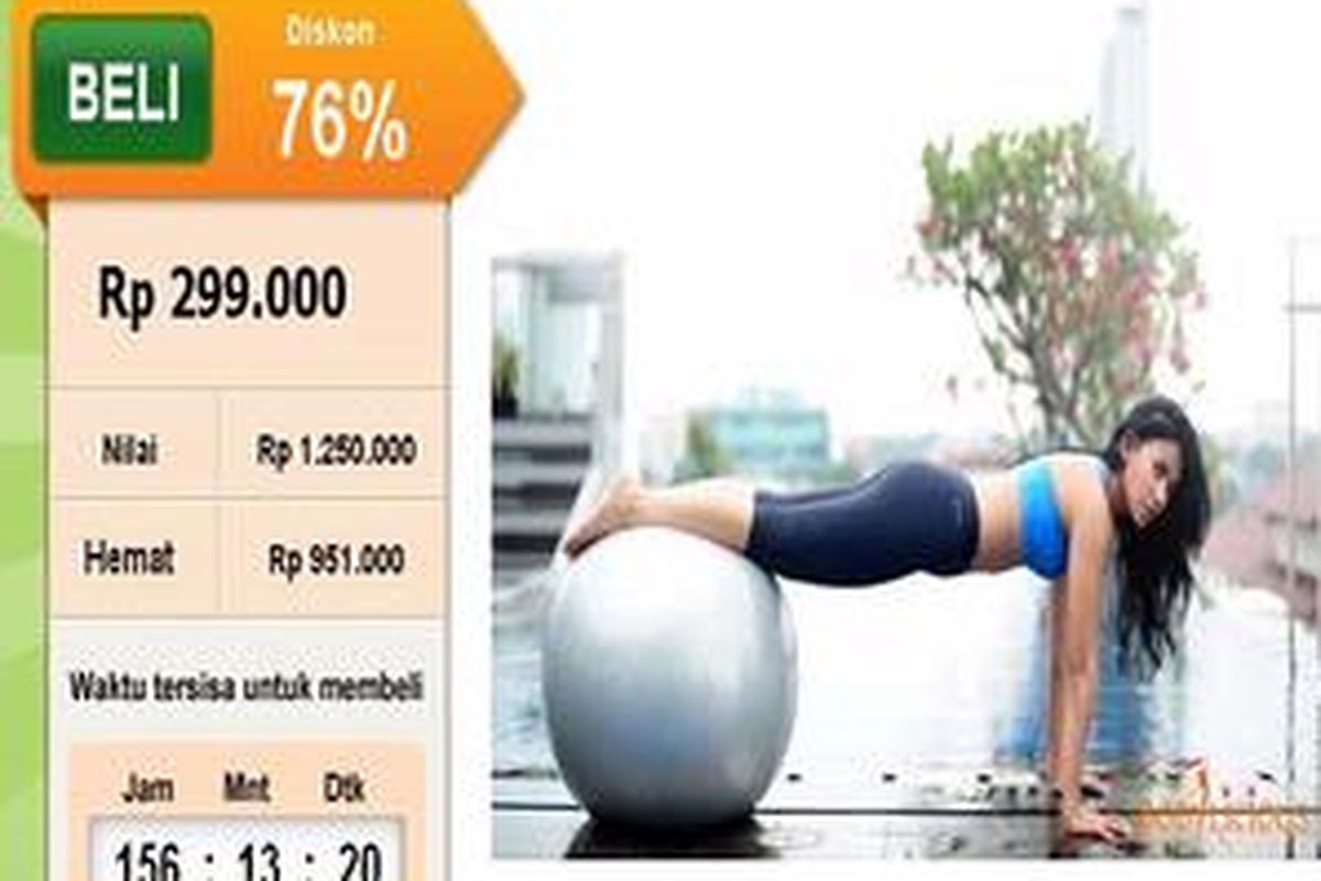 Tempat latihan yoga, Bodylicious milik Nova Eliza memilih promosi dengan sistem voucher online di DealKeren.