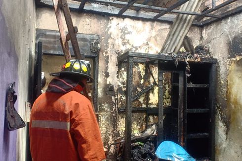 Rumah Kontrakan di Medan Satria Bekasi Terbakar, Diduga akibat Korsleting