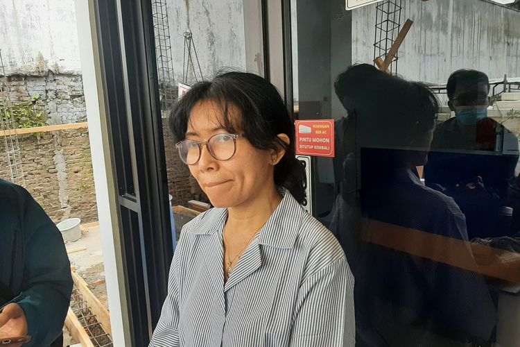 Pendamping DES, Katarina Susi saat ditemui di Ombudsman RI perwakilan DI  Yogyakarta (DIY) Senin (31/10/2022).