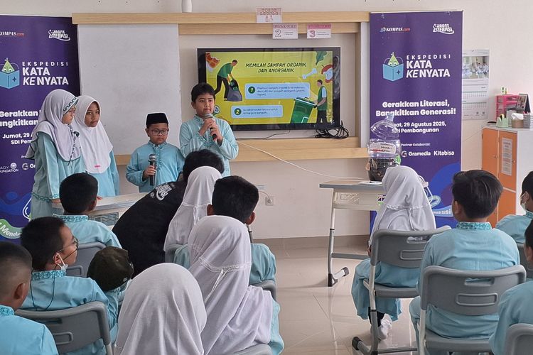 Unjuk Kemampuan, Siswa SDI Pembangunan Pun Paham soal Literasi Lingkungan