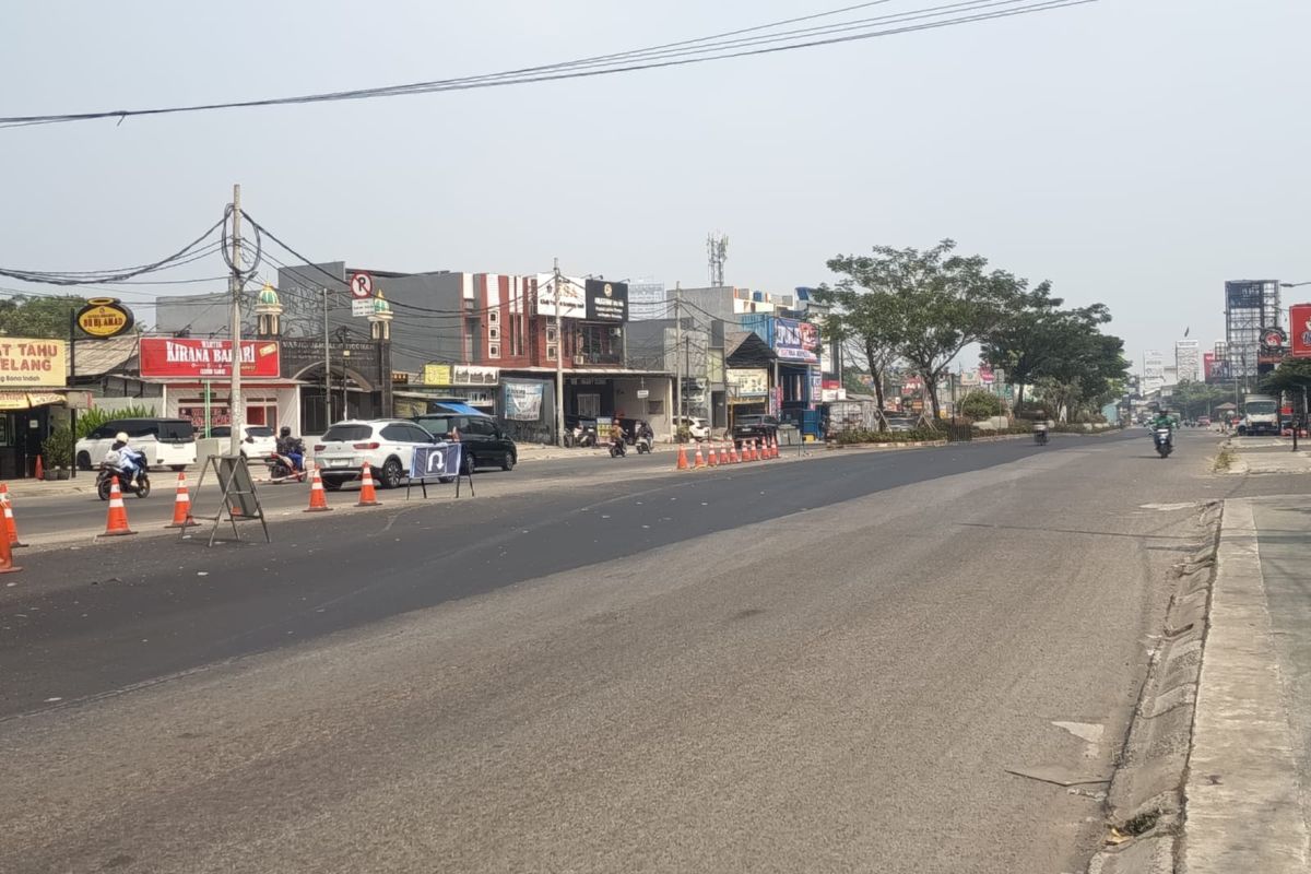 Pengaspalan Jalan Raya Rawa Buntu Tangsel Dikeluhkan, Beda Tinggi Aspal ...