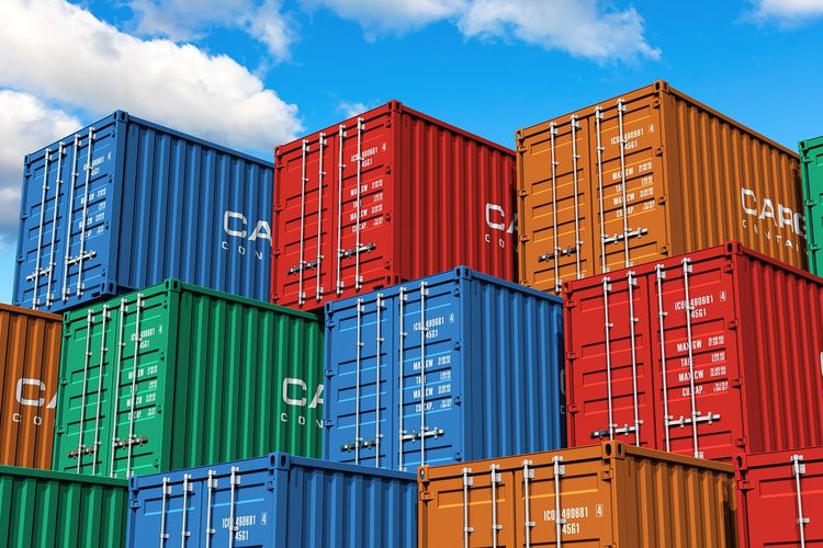 Ilustrasi ekspor. Ekspor China ke Amerika Serikat (AS) turun tajam sebesar 33 persen pada Agustus 2025, di tengah melambatnya pertumbuhan perdagangan luar negeri Negeri Tirai Bambu.